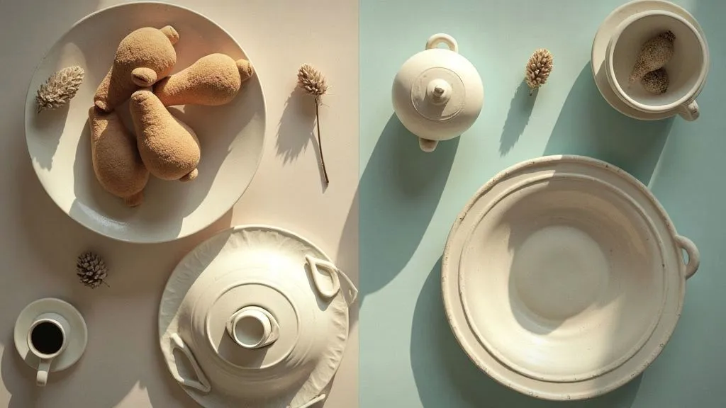 Artisan using ancient techniques to create pottery
