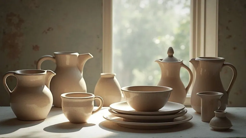 Artisan working with traditional pottery methods in a workshop